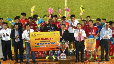 Bangu vô địch BTV Cup 2015 nhờ siêu phẩm ở hiệp phụ