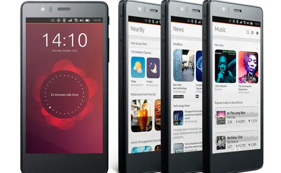 Smartphone chạy hệ điều hành Ubuntu sẽ được bán trên toàn cầu