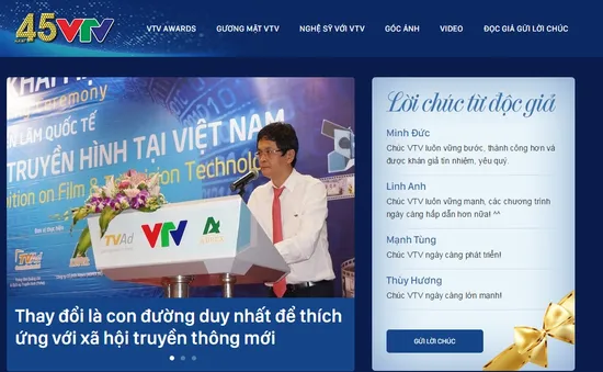 VTV News ra mắt chuyên trang 45 năm VTV