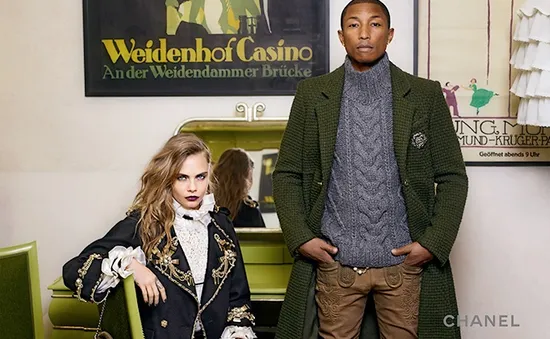 Cara Delevingne kết đôi với Pharrell Williams