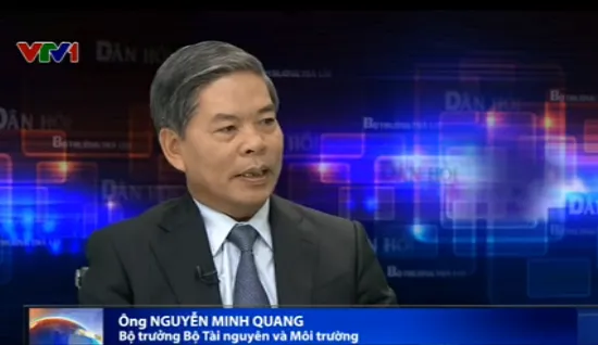 Bộ trưởng Nguyễn Minh Quang: "Chúng ta sẽ thích ứng với biến đổi khí hậu"