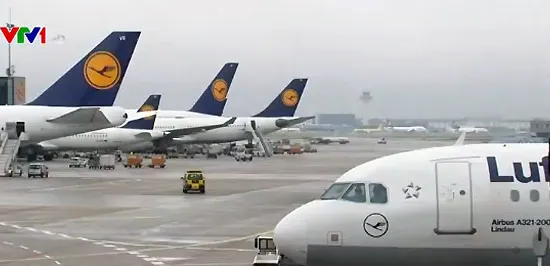 Lufthansa thiệt hại 10 triệu Euro/ngày do đình công kéo dài