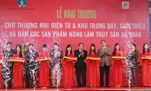 Khai trương chợ thương mại điện tử Nông - Lâm - Thuỷ sản Việt Nam