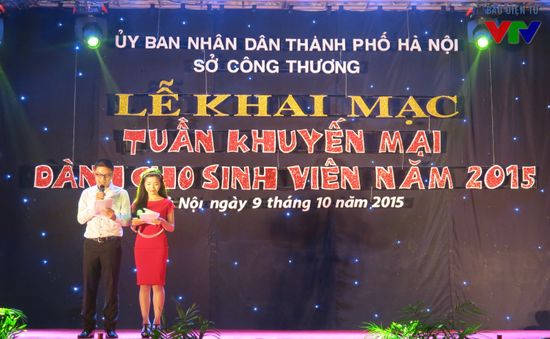 Khởi động tháng khuyến mại hàng Việt cho sinh viên 2015