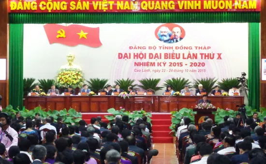 Khai mạc Đại hội Đại biểu Đảng bộ tỉnh Đồng Tháp