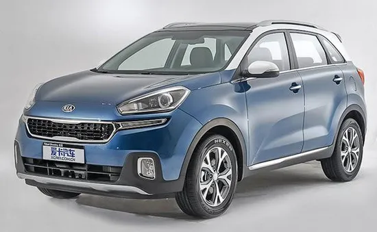 Lộ hình ảnh nội thất đầu tiên của Kia KX3