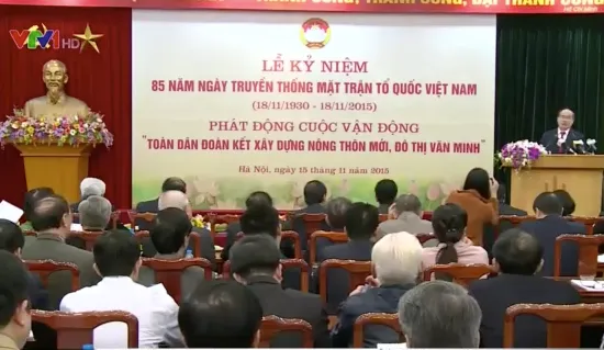 Kỷ niệm 85 năm Ngày truyền thống MTTQ Việt Nam