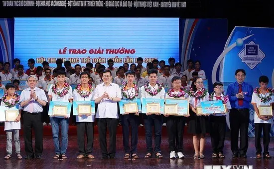 51 sản phẩm đoạt giải cuộc thi sáng tạo thanh thiếu niên, nhi đồng Hà Nội 2015