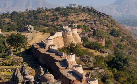 Pháo đài Kumbhalgarh - "Vạn Lý Trường Thành" của Ấn Độ