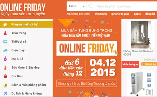 Hơn 8 triệu lượt xem sản phẩm trên webiste OnlineFriday