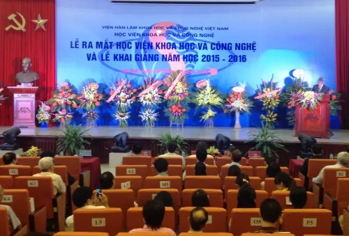 Ra mắt Học viện Khoa học và Công nghệ