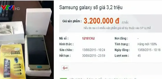 Galaxy S6 8GB phiên bản Đài Loan (Trung Quốc) là hàng nhái