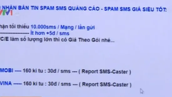 Tràn lan dịch vụ thuê, mua sim quảng cáo