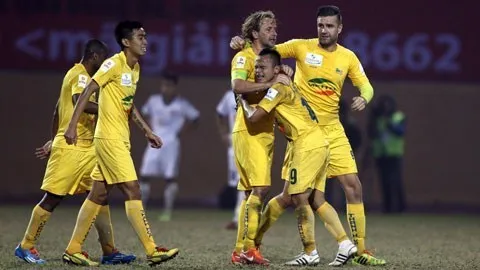 Lịch TTTT vòng 15 V.League 2015: HAGL hành quân đến “miền đất dữ”