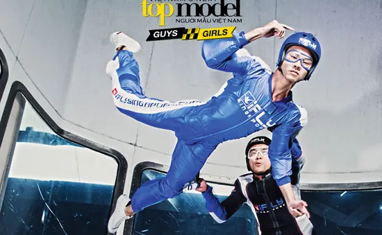 Xem top 7 Vietnam's Next Top Model 2015 bay lơ lửng trên không