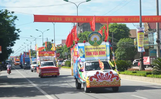 Liên hoan tuyên truyền lưu động phòng chống ma túy khu vực Đông Bắc Bộ