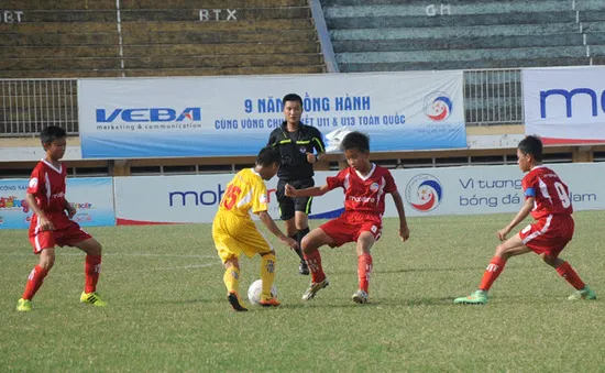 U13 Viettel 1 vô địch giải bóng đá thiếu niên toàn quốc 2015