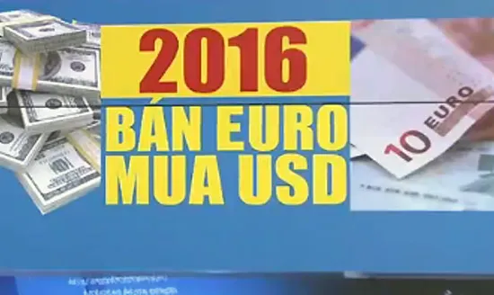 Xu hướng mới trong năm 2016: Bán Euro mua USD