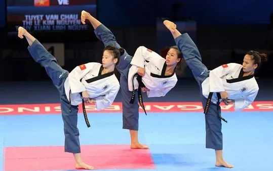 Hành trình “hái vàng” của các nữ VĐV Taekwondo Việt Nam