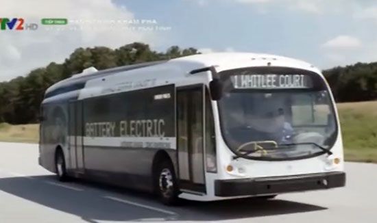 Xe bus điện di chuyển được 482 km sau một lần sạc