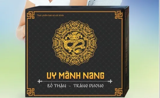 Tạm dừng lưu thông lô thực phẩm bảo vệ sức khỏe Uy Mãnh Nang