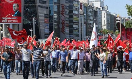 Tuần hành ủng hộ Tổng thống tại Thổ Nhĩ Kỳ