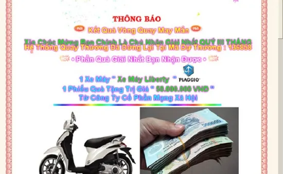 Phá đường dây giả mạo website trúng thưởng, chiếm đoạt tài sản