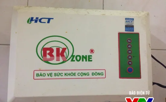 Máy Ozone khử 99% vi khuẩn: DN ngạc nhiên trước thông tin quảng cáo của chính mình