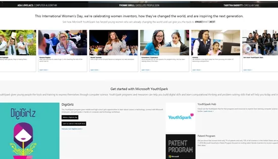 Microsoft ra mắt chương trình dành cho phái đẹp đúng ngày 8/3