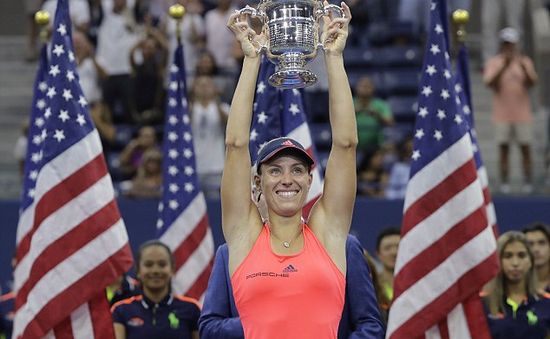 Đánh bại Pliskova, Angelique Kerber lần đầu vô địch US Open