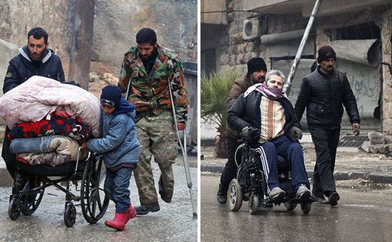 Hoãn sơ tán dân thường khỏi Aleppo, Syria