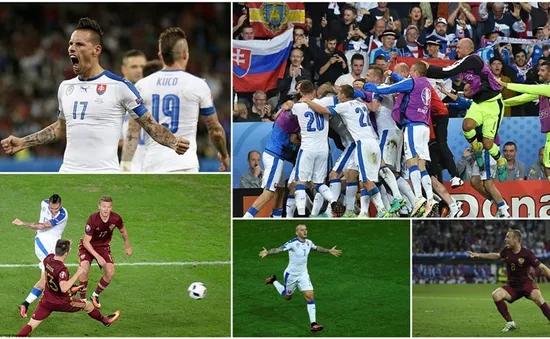 VIDEO Nga 1-2 Slovakia: Người hùng Hamsik