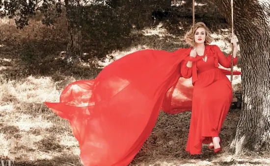 Adele khoe vẻ mặn mà trên tạp chí Vanity Fair