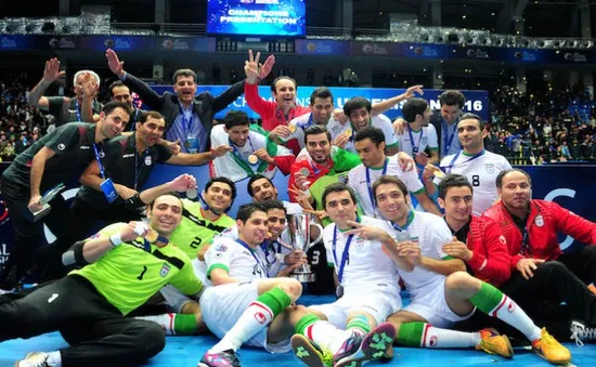 Ngược dòng hạ chủ nhà, ĐT Iran lần thứ 11 vô địch futsal châu Á