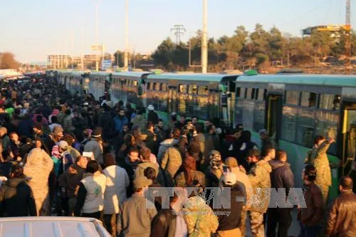 Syria nối lại kế hoạch sơ tán tại Aleppo