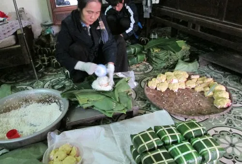 Hà Nội: Làng nghề bánh chưng Tranh Khúc chuẩn bị hàng Tết đảm bảo chất lượng