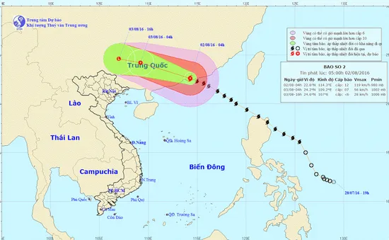 Hà Nội ban hành công điện khẩn chuẩn bị ứng phó với bão số 2