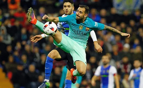 Cúp Nhà Vua Tây Ban Nha: Barcelona bị đội bóng tí hon Hercules cầm hòa