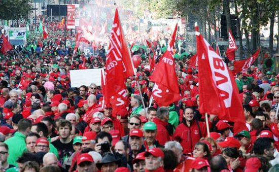 Bỉ: 45.000 người biểu tình phản đối chính sách khắc khổ