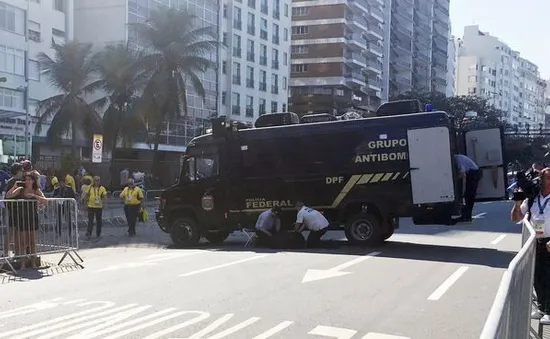 Brazil: Nổ có kiểm soát túi lạ gần đích cuộc đua xe đạp