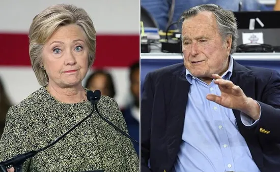 Cựu Tổng thống Bush cha sẽ bỏ phiếu cho bà Clinton