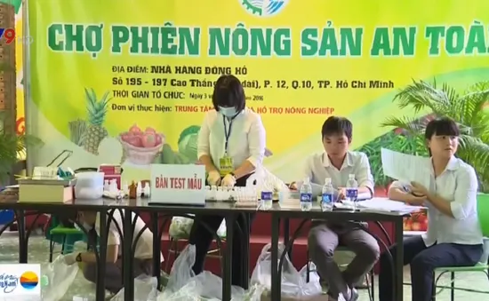 TP.HCM kiểm soát chất lượng sản phẩm tại phiên chợ nông sản an toàn