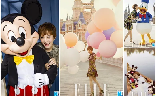 Tôn Lệ "hồi teen" trong thế giới Disney