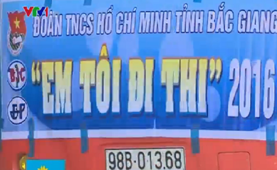 Bắc Giang: Đoàn xe nghĩa tình “Em tôi đi thi” hỗ trợ thí sinh khó khăn