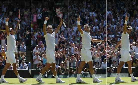 Wimbledon 2016: Ngược dòng ngoạn mục trước Cilic, Federer tạo kỷ lục vĩ đại