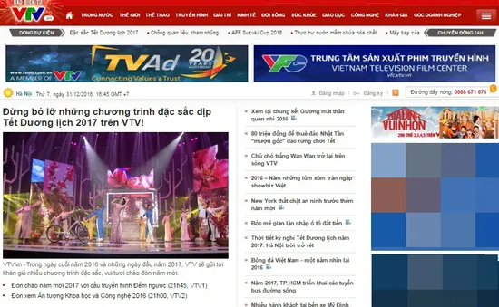 VTV News chính thức ra mắt giao diện mới