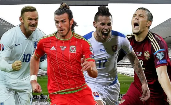 Lịch trực tiếp EURO 2016 ngày 20/6 và 21/6: Khó đoán Anh – Slovakia, chờ đợi Nga – Xứ Wales