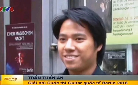 Thí sinh Việt Nam đoạt giải tại Cuộc thi Guitar quốc tế Berlin 2016