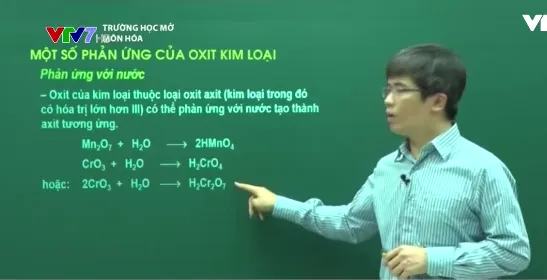 Trường học mở: Một số phản ứng của oxit kim loại