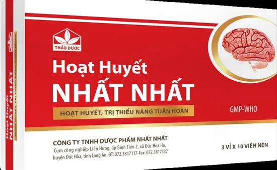 Hoạt huyết Nhất Nhất: Điều trị hiệu quả bệnh mất ngủ, đau đầu, suy giảm trí nhớ